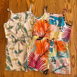 2pack Wonder Nation Rompers size 4T